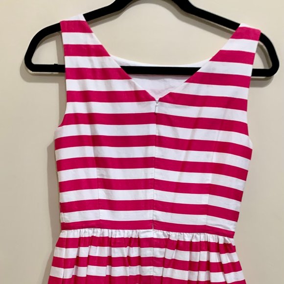 Lilly Pulitzer Pink & White Striped Party Dress - Picture 3 of 12